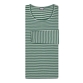 Nørgaard På Strøget 101 NPS Stripes, Bottle Green/Ecru